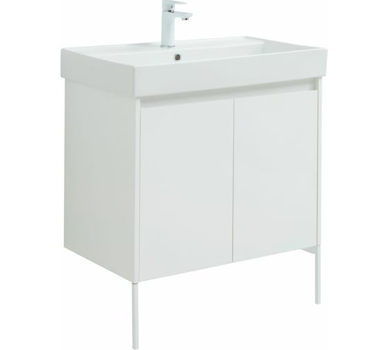 Тумба Aquanet Nova Lite 75 белый глянец 00298850