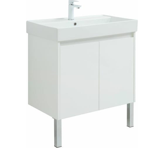 Тумба Aquanet Nova Lite 75 белый глянец 00298850