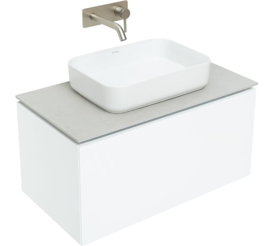 Тумба ALLEN BRAU 1.21002.WM INFINITY 85 1+1 white matt 00274100 1
