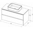 Тумба ALLEN BRAU 1.21003.WM INFINITY 100 white matt 00274107 2