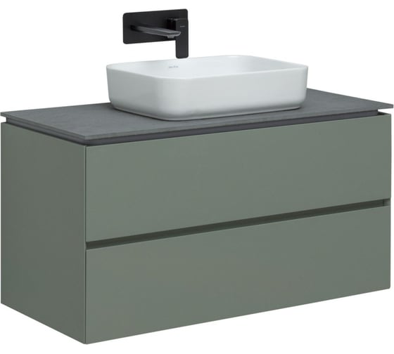 Тумба ALLEN BRAU 1.21003.CGM INFINITY 100 cement grey matt 00274236