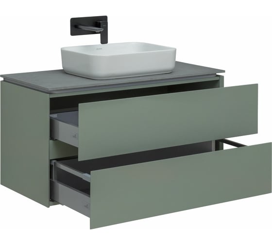 Тумба ALLEN BRAU 1.21003.CGM INFINITY 100 cement grey matt 00274236