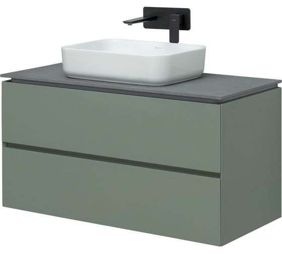 Тумба ALLEN BRAU 1.21003.CGM INFINITY 100 cement grey matt 00274236