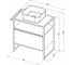 Тумба ALLEN BRAU 1.31001.AM PRIORITY 70 anthracite matt 00274289 2