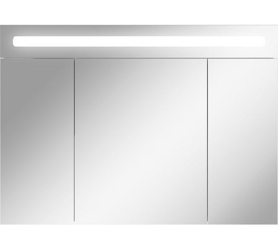 Шкаф-зеркало Домино Аврора 100 с подсветкой LED DV8012HZ