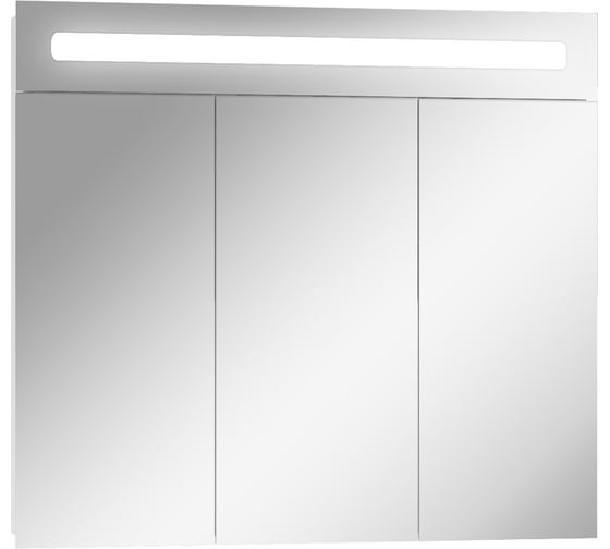 Шкаф-зеркало Домино Аврора 80 с подсветкой LED DV8009HZ