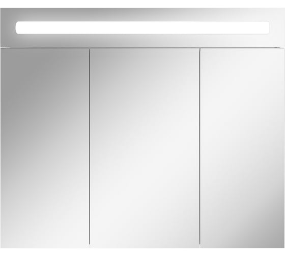 Шкаф-зеркало Домино Аврора 85 с подсветкой LED DV8010HZ