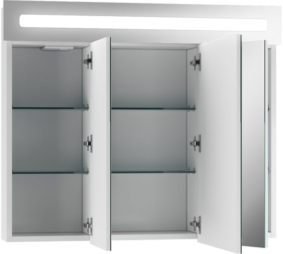 Шкаф-зеркало Домино Аврора 85 с подсветкой LED DV8010HZ