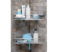 Алюминиевые угловые полки PRIMANOVA PALOMA комплект 2 полки 25x25 см M-N31-30