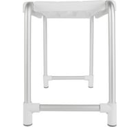 Стул для ванной PRIMANOVA 36x26 см, голубой, алюминиевый каркас M-KV02-02