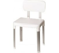 Стул-кресло PRIMANOVA 34x42 см, белое, с регулируемой высотой, 42.5-52.5 см, нагрузка до 130 кг M-KV20-01