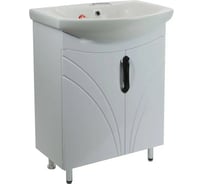 Тумба Doratiz Тропикана 65 под умывальник Балтика 65, белая 9912.811