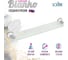Стеклянная полка Solinne Blanco хром, стекло-сатин B-51111 2552.391 2