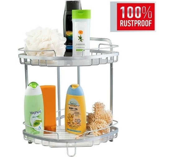 Полка угловая Tatkraft Moonlight 2 яруса 10635