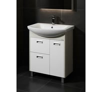 Тумба AQUATON БЕККА 70 белый/Дуб Сомерсет, под раковину Балтика 70 1A208701BAC20 00045166