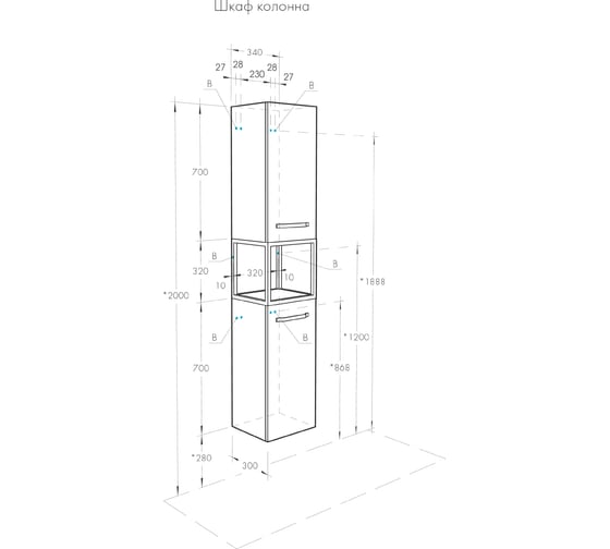 Шкафчик AQUATON Лофт Фабрик Дуб кантри 1A242803LTDY0 00061211
