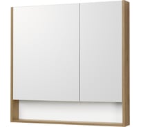 Зеркало-шкаф AQUATON Сканди 90 Белый/Дуб Рустикальный 1A252302SDZ90 00065172