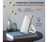 Настольное зеркало BRABIX 19x16 см, двустороннее, с увеличением, прозрачная рамка 607423 10