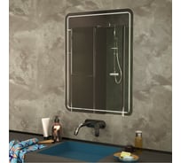 Зеркало MIXLINE "Неро" 450x750 ШВ гравировка 550051
