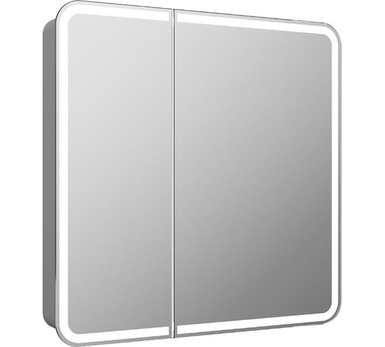 Зеркало-шкаф КОНТИНЕНТ НН ELLIOTT две створки 800x800 MBK014 1