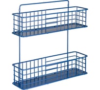 Прямоугольная полка Moroshka Infinity 38,2x10,4x39,5 см., цвет синий 907-002-01
