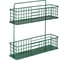Прямоугольная полка Moroshka Infinity 38,2x10,4x39,5 см., цвет зеленый 907-002-02 1