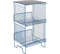 Стеллаж Moroshka Infinity 31,3x31,3x62,2 см. цвет синий 907-009-01