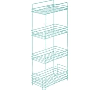 Стеллаж Moroshka Biruza 30x16x68 см, цвет бирюзовый 929-009-01