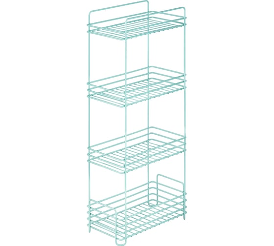 Стеллаж Moroshka Biruza 30x16x68 см, цвет бирюзовый 929-009-01