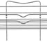Прямоугольная полка ЧМЗ 25x12.5x49 см, цвет хром 501-003-15 2