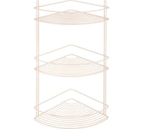 Угловая полка ЧМЗ 22.2x22.2x47.4 см, цвет бежевый 501-006-26