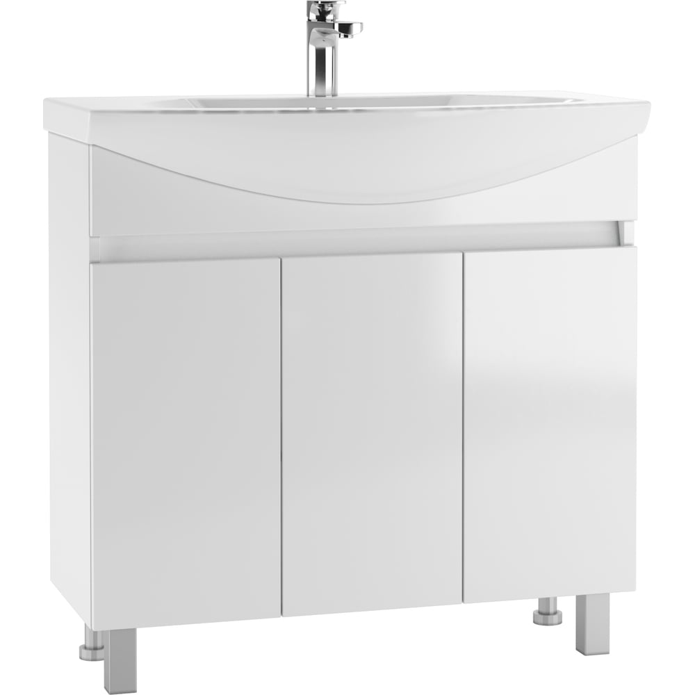 Тумба Айсберг Норма под умывальник \"Элеганс 85\" без ящика DA1655T ...