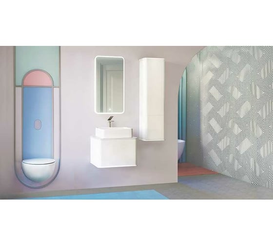 Тумба Jorno Pastel 58 подвесная Pas.01.58/P/W