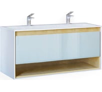 Jorno Тумба Glass 120 подвесная Gla.01.122, P, W