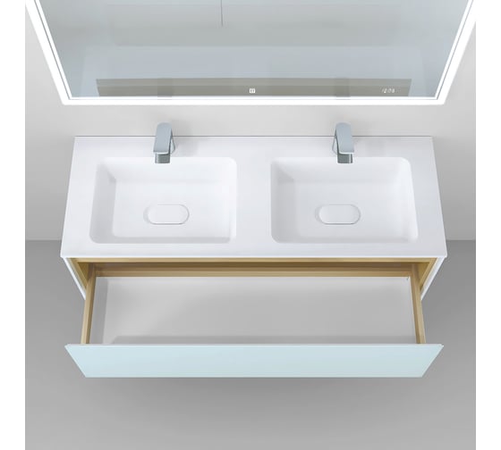 Тумба Jorno Glass 120 подвесная Gla.01.122/P/W