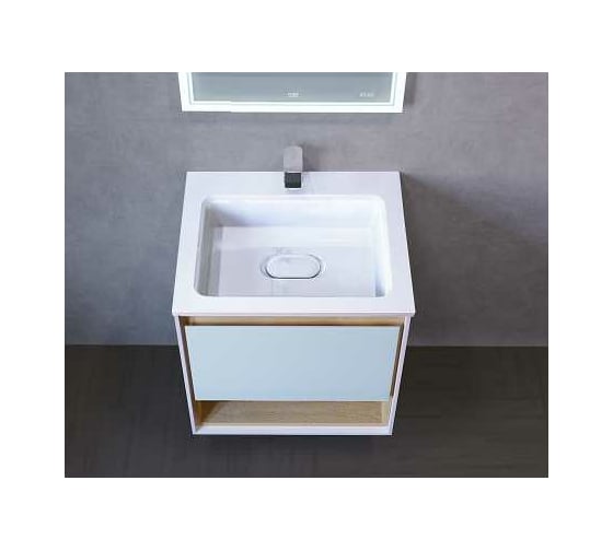 Тумба Jorno Glass 65 подвесная Gla.01.62/P/W