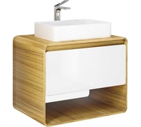 Jorno Тумба Ronda 80, подвесная дуб, белый Ron.01.80, P, D-W