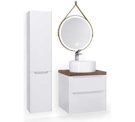 Зеркало Jorno Wood 50 с подсветкой и бесконтактным включателем Wood.02.50/ТК