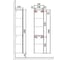 Пенал Jorno Wood 150, серый подвесной Wood.04.150, P, GR 7
