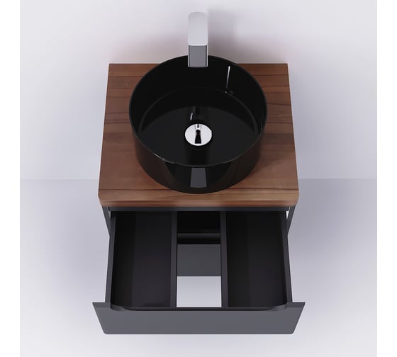 Тумба Jorno Wood 60, серая wood.01.60/P/GR