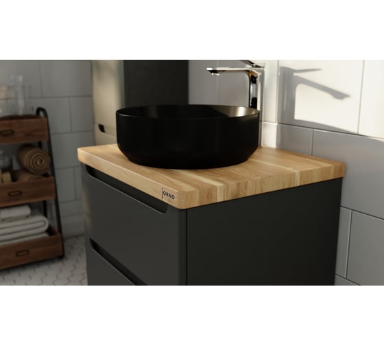 Тумба Jorno Wood 60, серая wood.01.60/P/GR