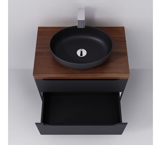Тумба Jorno Wood 80, серая wood.01.80/P/GR