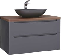 Подвесная тумба Jorno WOOD 100 для раковины MELANA MLN-7811AMB wood.01.100, P, GR