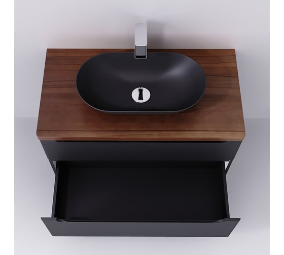 Тумба Jorno Wood 100, серая wood.01.100/P/GR