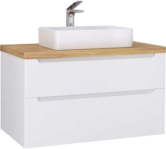 Тумба Jorno Wood 100, белая wood.01.100/P/W