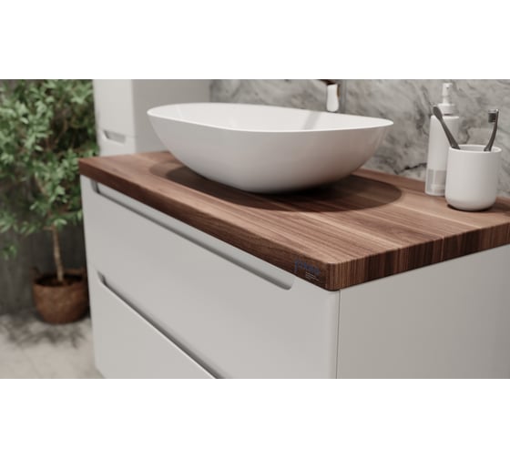 Тумба Jorno Wood 100, белая wood.01.100/P/W