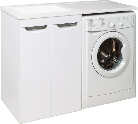 Тумба RUNO Лира 60 под умывальник Гамма 120 лайт белый УТ000003443 ...