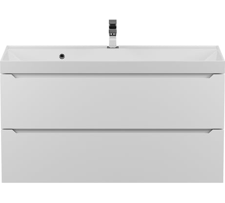 Подвесная тумба под раковину uperwood Tanos 100 см, белая 291020246