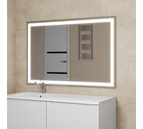 Зеркало для ванной Uperwood Tanos 120x80 см, с led-подстветкой и подогревом 291020272