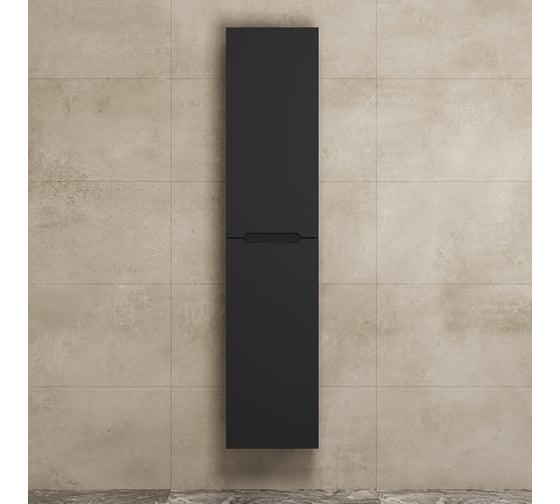 Пенал Uperwood Tanos 30x25x150 см, подвесной, черный 291020257